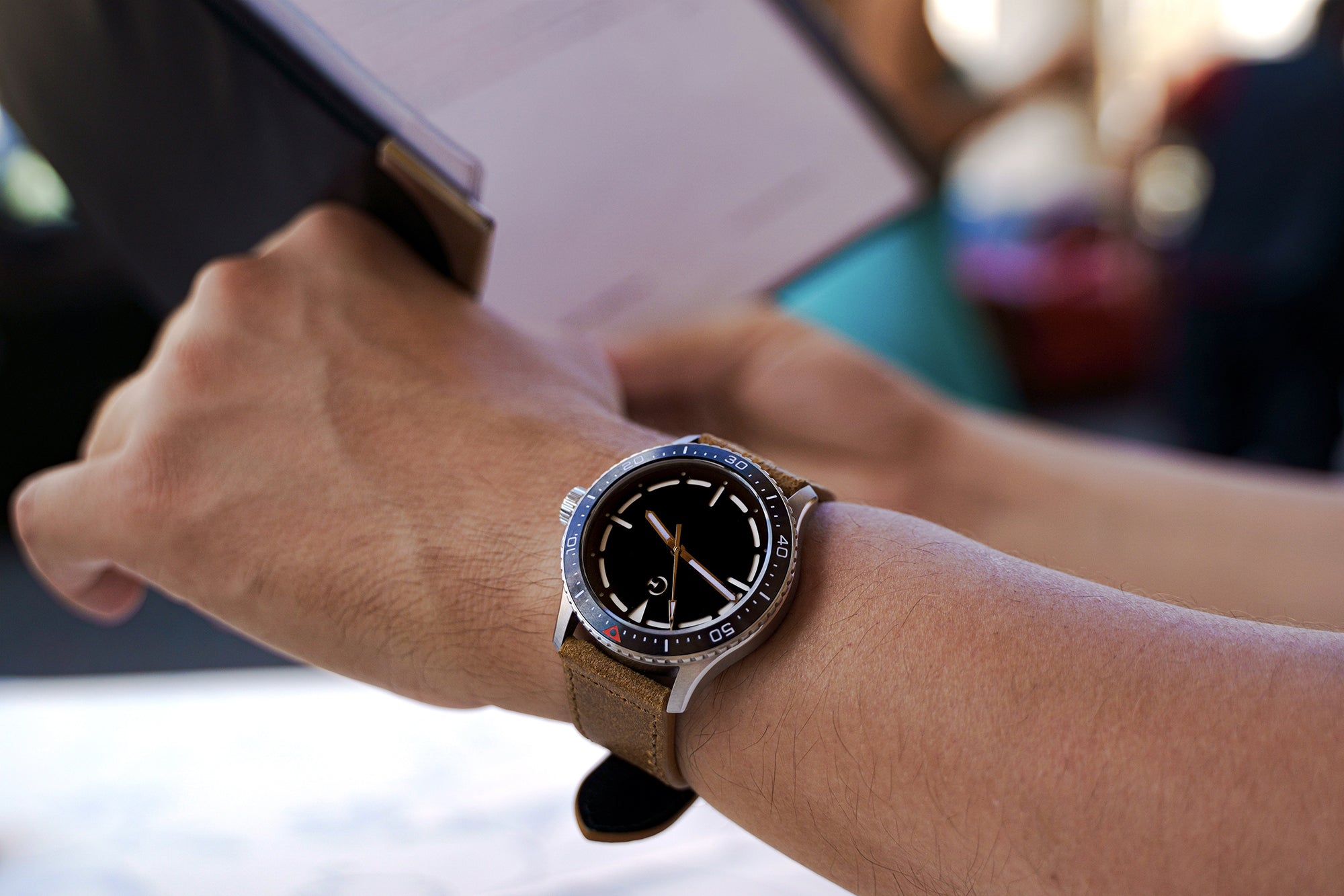 Chronotechna SeaQuest Dive Steel white watch, 42mm, Sellita SW200-1 movement, waterproof up to 300m, COSC certified