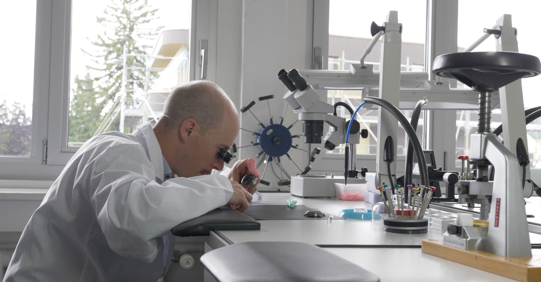 Watches carefully handmade in Switzerland