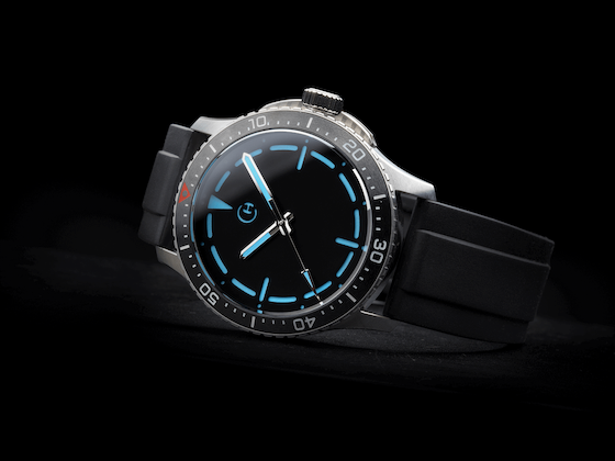 SeaQuest Dive Steel Blue, pánské potápěčské hodinky Chronotechna s vodotěsností do 300 metrů